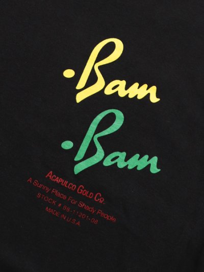 画像3: ACAPULCO GOLD BAM BAM TEE BLACK