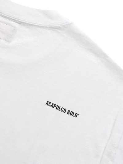 画像4: ACAPULCO GOLD 7.1oz HEAVY HITTERS TEE FADED WHITE