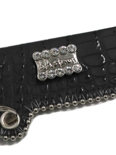 画像3: B.B.SIMON BLACK CROCODILE LIGHTER HOLDER
