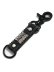 画像1: 【送料無料】B.B.SIMON CLEAR BLACK LEATHER KEY CHAIN 2 (1)