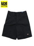 【KIDS】DICKIES KIDS MULTI POCKET WORK SHORT-BLACK
