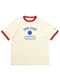CHAMPION S/S RINGER TEE-NATURAL