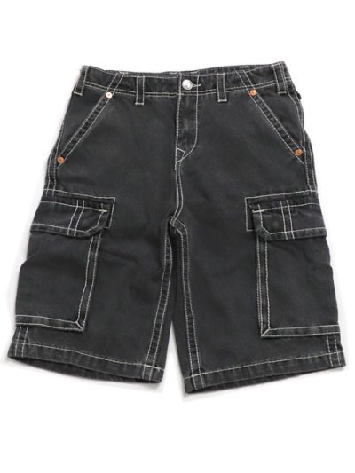 画像2: 【送料無料】TRUE RELIGION VINNY BIG T DENIM CARGO SHORT BULLET BKW