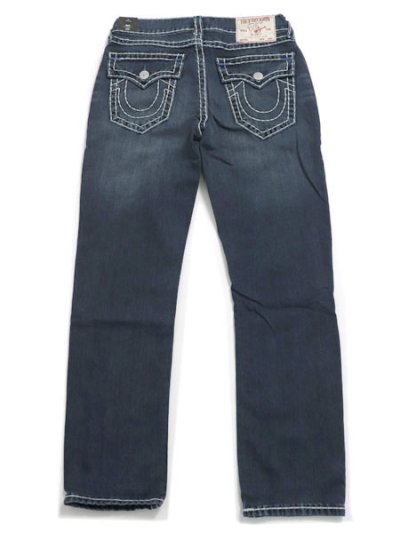 画像1: 【送料無料】TRUE RELIGION ROCCO SUPER T FLAP DARK WASH