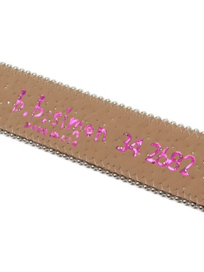 画像6: 【送料無料】B.B.SIMON SAFA CHROME LEATHER BELT