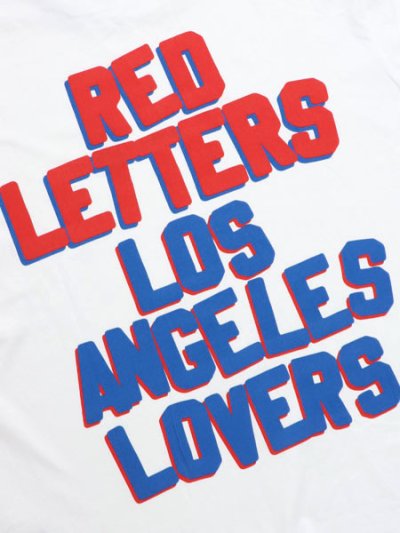画像4: 【送料無料】RED LETTERS NOT LA LOVERS TEE