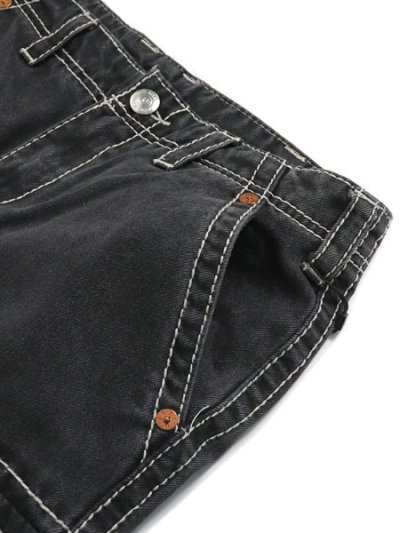 画像4: 【送料無料】TRUE RELIGION VINNY BIG T DENIM CARGO SHORT BULLET BKW