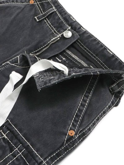 画像5: 【送料無料】TRUE RELIGION VINNY BIG T DENIM CARGO SHORT BULLET BKW