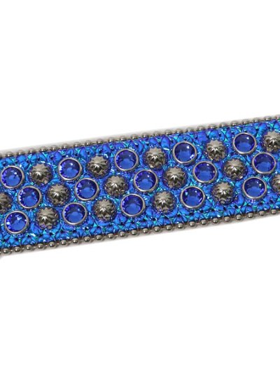 画像5: 【送料無料】B.B.SIMON LAVASAN BLUE PEARL SAPPHIRE LEATHER BELT