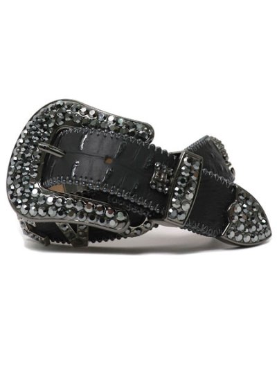 画像1: 【送料無料】B.B.SIMON X EVOL by FUTURE LEATHER BELT