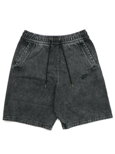 画像1: NIKE NSW DENIM WASH SHORT GCEL-BLACK
