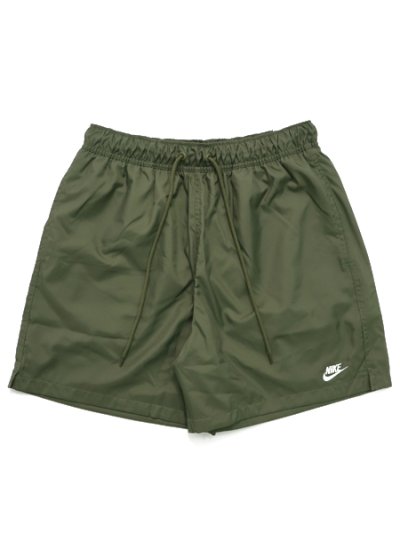 画像1: NIKE CLUB FLOW SHORT-MEDIUM OLIVE/WHITE