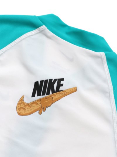 画像4: 【KIDS】NIKE TODDLER BOYS ZIP RASH GUARD-TURQUOISE