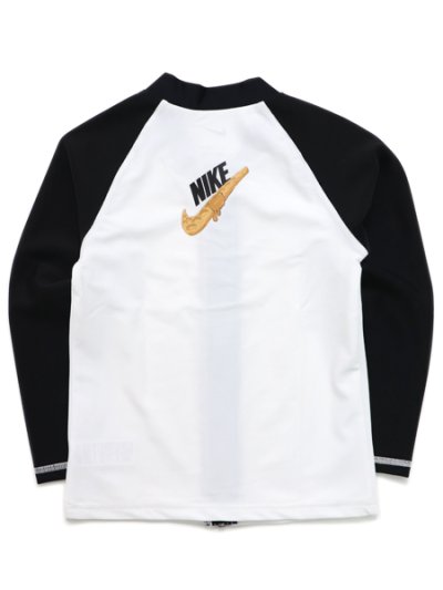 画像2: 【KIDS】NIKE TODDLER BOYS ZIP RASH GUARD-BLACK