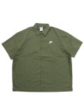 NIKE CLUB BTN S/S SHIRT OS-MEDIUM OLIVE