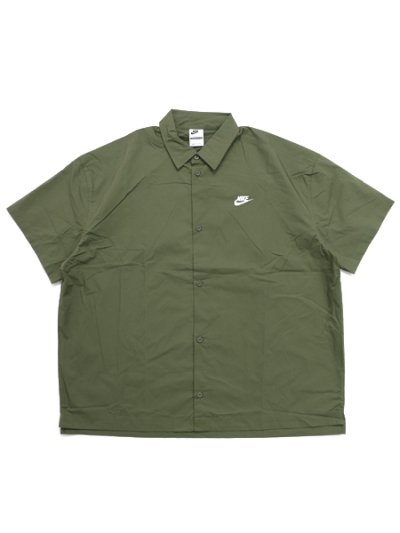 画像1: NIKE CLUB BTN S/S SHIRT OS-MEDIUM OLIVE