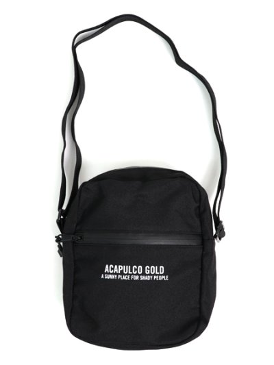 画像1: ACAPULCO GOLD SHOULDER BAG BLACK