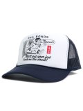 ACAPULCO GOLD BAIL BOND TRUCKER CAP NAVY/WHITE