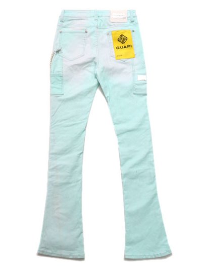 画像2: 【送料無料】GUAPI VELVET TIFFANY CARPENTER STACKED DENIM