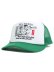 画像1: ACAPULCO GOLD BAIL BOND TRUCKER CAP GREEN/WHITE (1)