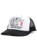 画像1: ACAPULCO GOLD BAIL BOND TRUCKER CAP BLACK/WHITE (1)