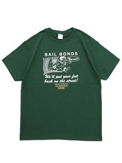 画像1: ACAPULCO GOLD BAIL BOND TEE FOREST GREEN