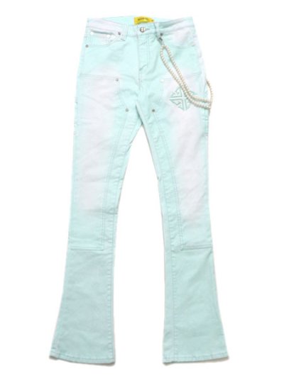 画像1: 【送料無料】GUAPI VELVET TIFFANY CARPENTER STACKED DENIM