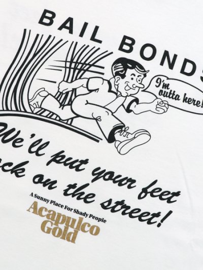 画像3: ACAPULCO GOLD BAIL BOND TEE WHITE