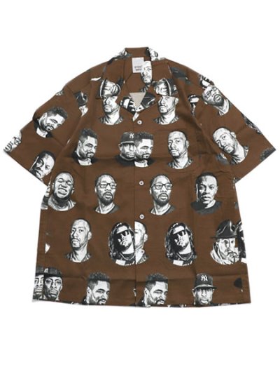 画像1: 【送料無料】Rap Attack LEGENDS PRODUCER HALF SLV SHIRT DK CHOCO