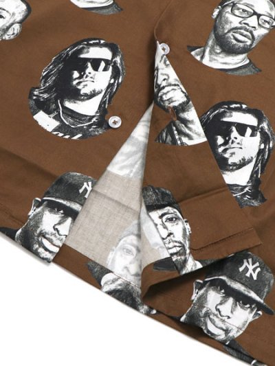 画像5: 【送料無料】Rap Attack LEGENDS PRODUCER HALF SLV SHIRT DK CHOCO