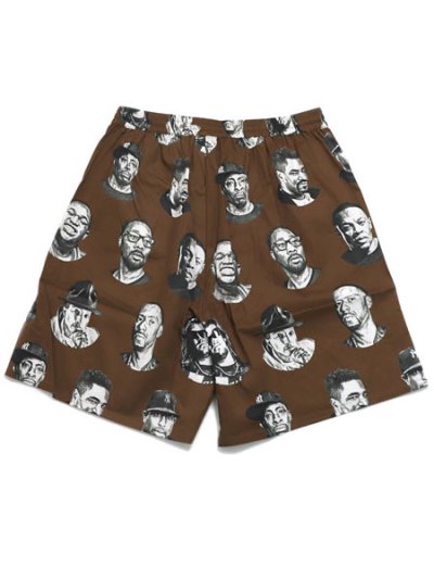 画像2: 【送料無料】Rap Attack LEGENDS PRODUCER SHORTS DARK CHOCOLATE