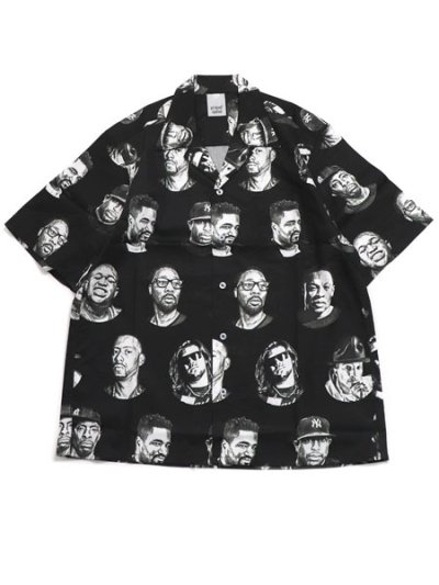 画像1: 【送料無料】Rap Attack LEGENDS PRODUCER HALF SLV SHIRT BLACK