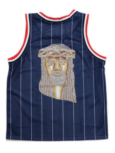 画像2: 【送料無料】FOR THE HOMIES HOMEES MESH JERSEY NAVY