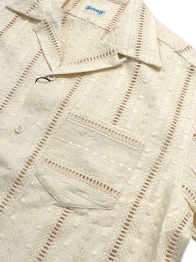 画像3: 【送料無料】SCHOTT CR SHIRT EMBROIDERY