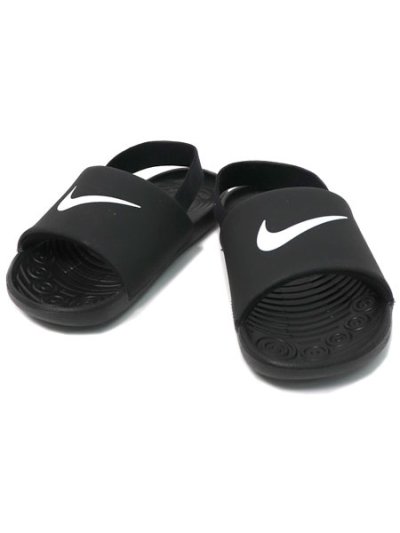 画像4: 【KIDS】NIKE KAWA SLIDE TD BLACK/WHITE/BLACK