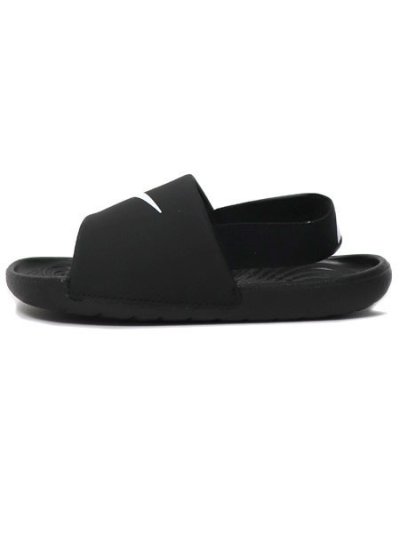 画像2: 【KIDS】NIKE KAWA SLIDE TD BLACK/WHITE/BLACK