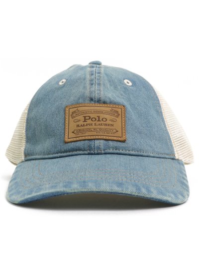 画像2: 【送料無料】POLO RALPH LAUREN POLO COUNTRY LIGHT WASH DENIM TRUCKER