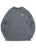 NIKE HEATHER L/S HYDRO GUARD BLACK