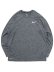 画像1: NIKE HEATHER L/S HYDRO GUARD BLACK (1)