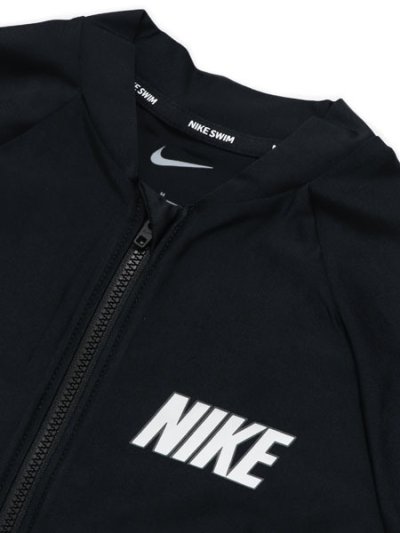 画像3: 【KIDS】NIKE KIDS 3D SWOOSH L/S ZIP HYDRO GUARD BLK