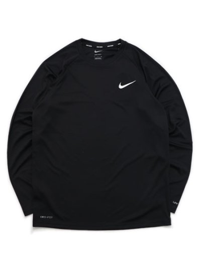 画像1: NIKE ESSENTIAL L/S HYDRO GUARD BLACK
