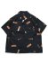 画像1: 【送料無料】INTERBREED RAW PAPERS OPEN COLLAR SHIRT BLACK (1)