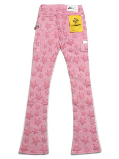 画像2: 【送料無料】GUAPI FRENCH ROSE STARS DENIM