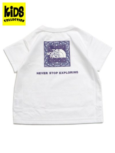 画像1: 【KIDS】THE NORTH FACE BABY S/S BANDANNA SQUARE LOGO TEE