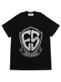 WEST WEAR ES LOGO TEE BLACK/CHARCOAL/SILVER