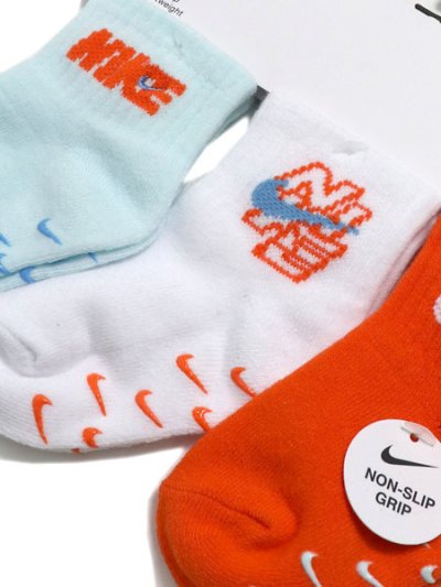 画像3: 【KIDS】NIKE BABY RHYTHM RUSH 3PK GRIPPER-GLACIER BLU