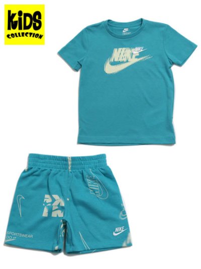 画像1: 【KIDS】NIKE KIDS ENERGY 2P SHORT SET-DUSTY CACTUS