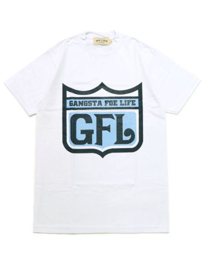 画像1: WEST WEAR GFL LOGO TEE WHITE/NAVY/SKY BLUE