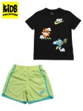 【KIDS】NIKE KIDS JUST BELIEVE SHORT SET-LIME LIGHT