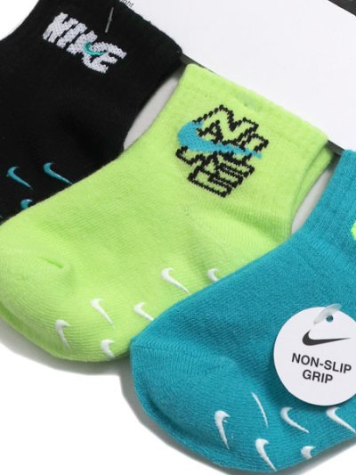 画像3: 【KIDS】NIKE BABY RHYTHM RUSH 3PK GRIPPER-BLACK